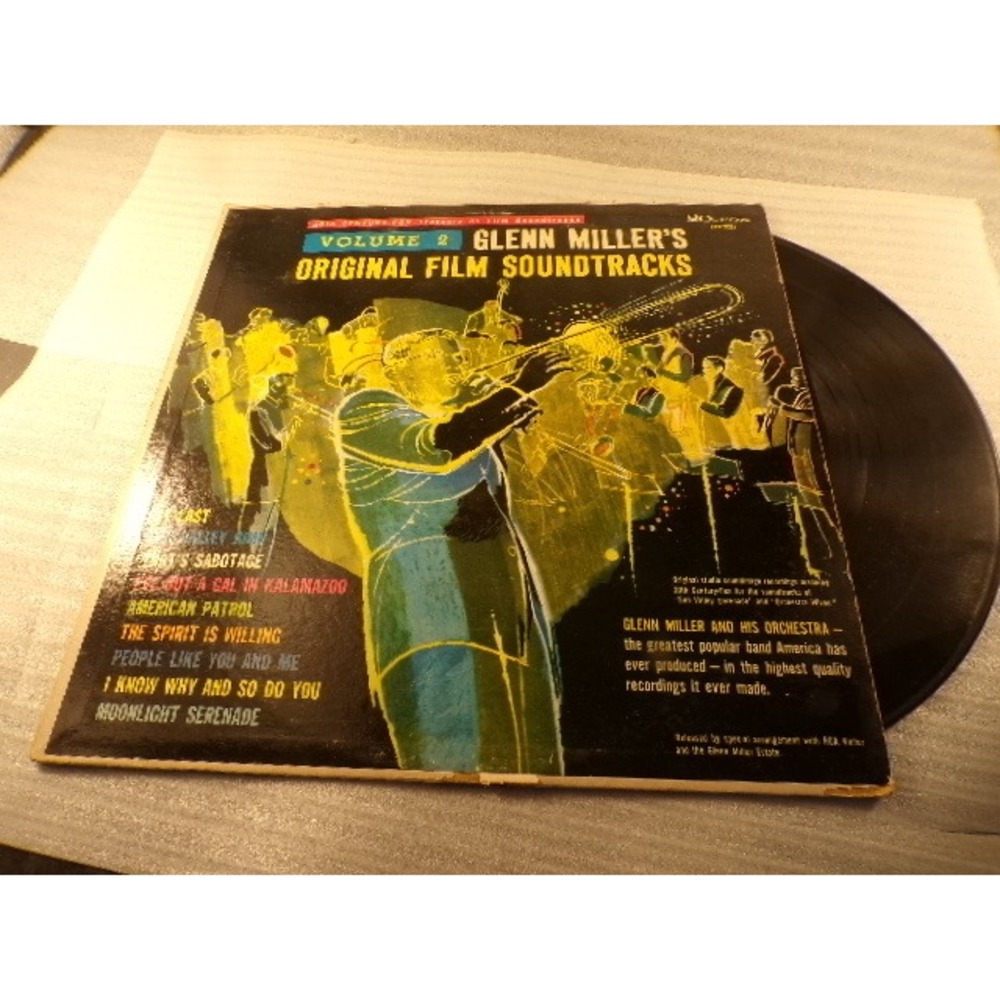 Glenn Miller Original Film Soundtracks Volume 2 Vinyl LP 20th Century Fox FOX